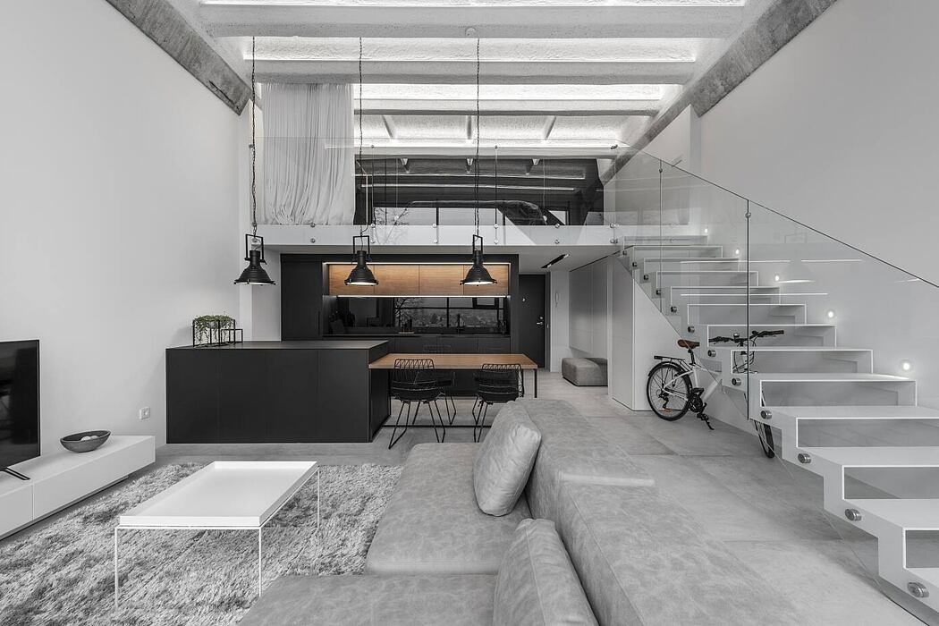 Minimalistic Industrial Loft by IDwhite